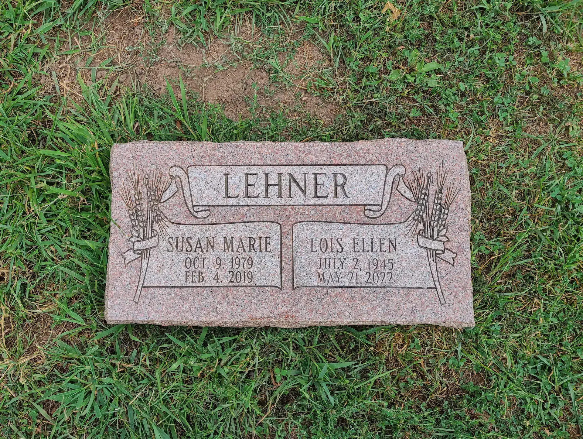 Granite Footstone / Foot Marker hand-carved by Footstone Marker Guide in NJ — image 4