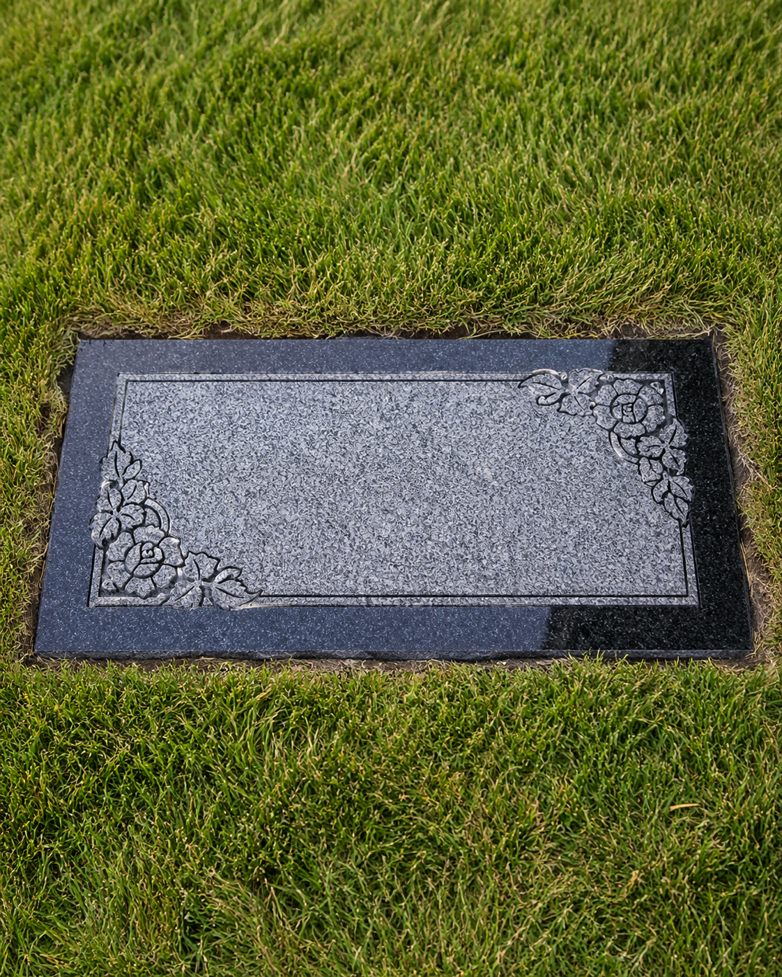 Granite Footstone / Foot Marker hand-carved by Footstone Marker Guide in NJ — image 5