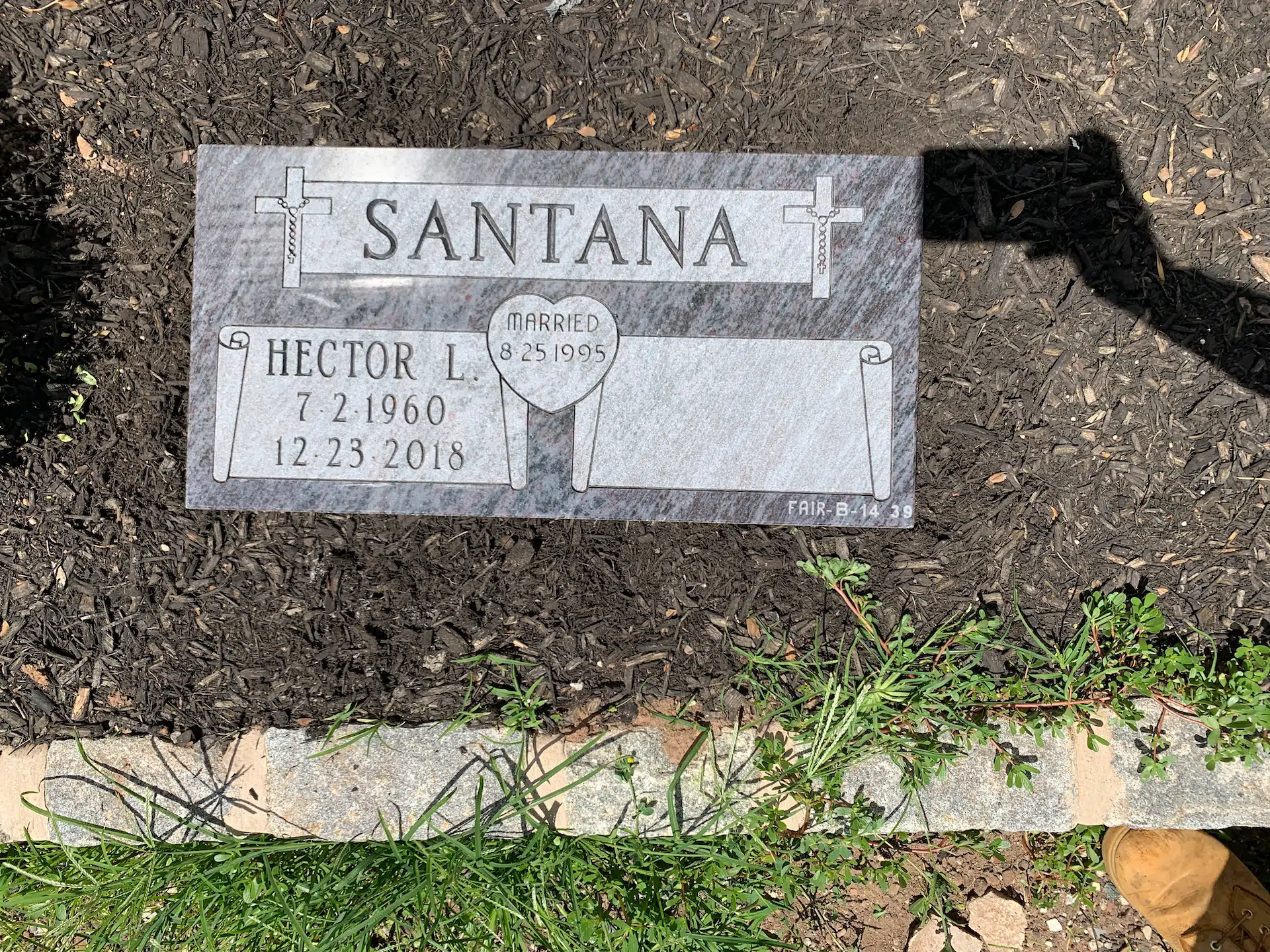 Granite Footstone / Foot Marker hand-carved by Footstone Marker Guide in NJ — image 8